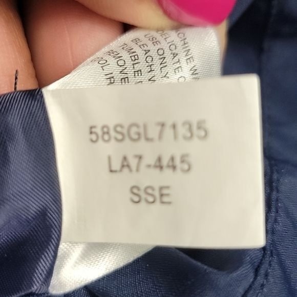 VNTG GIII Y2k Seattle Seahawks NFL Reversible Hooded Full Zip Jacket Navy/Grey S - Picture 8 of 14